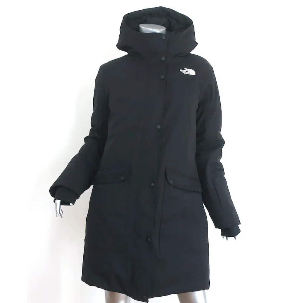 THE NORTH FACE FUTURELIGHT 550 HOODED DOWN COAT BLACK SIZE LARGE - Picture 1 of 11